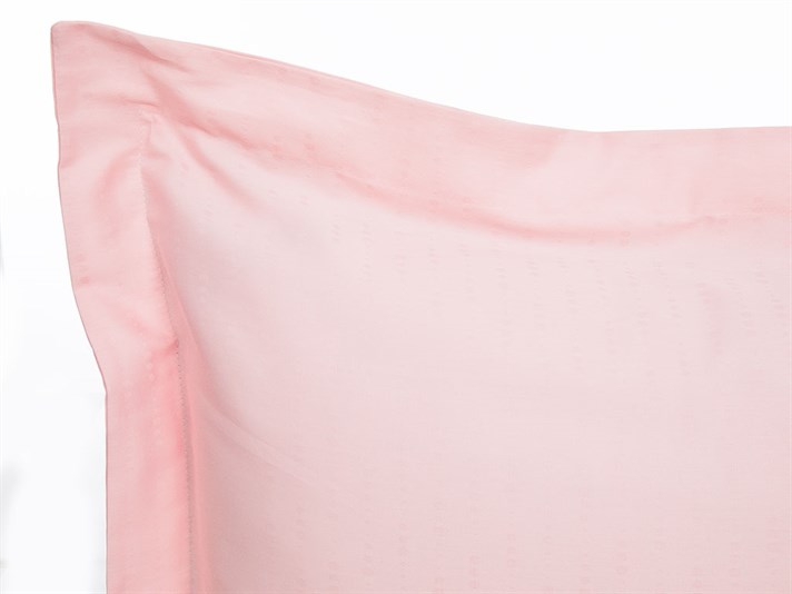 Stripe de picătură  Satin din bumbac jacard Set 2  FAȚĂ DE PERNĂ 50x70 cm Pink