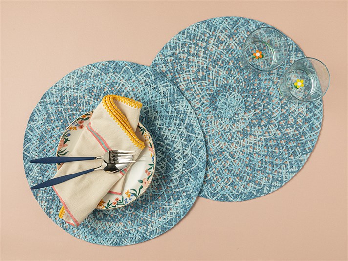 Sunbeam PP 2 Set Place Mat 38 cm Blue