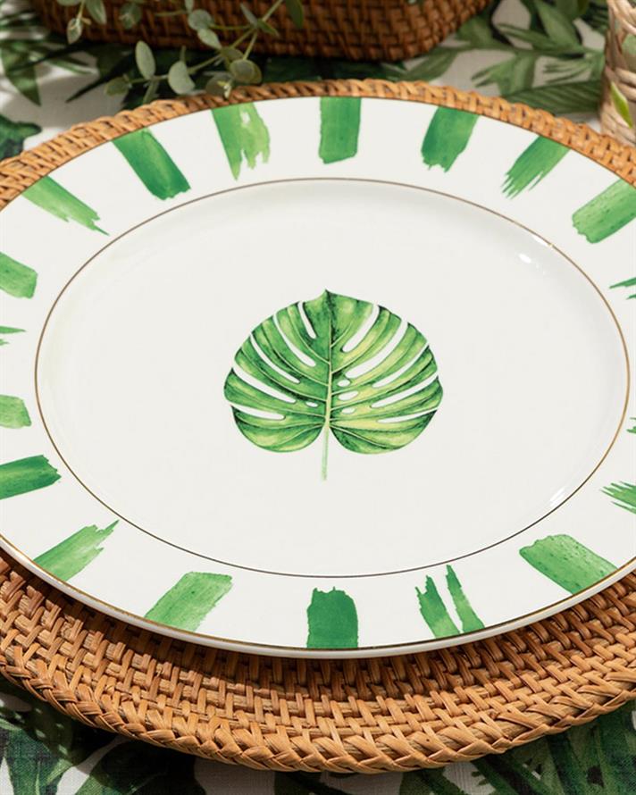 Nude Rattan Underplate 33 cm Light Brown.