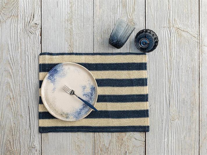 Suport farfurie, polipropilenă, 30x45 cm, bleumarin