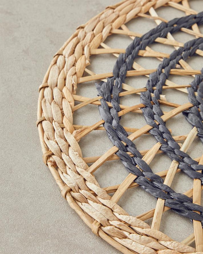 Paie Suport Farfurie 38 Cm Negru