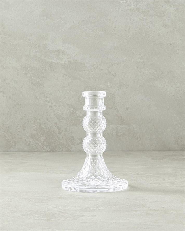 Nora Glass SFEȘNIC 10 cm.. Transparent