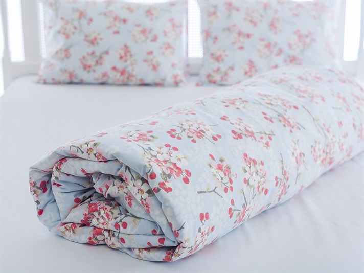 Surin Cu Bumbac Single Lenjerie De Pat 160x220 cm Roz