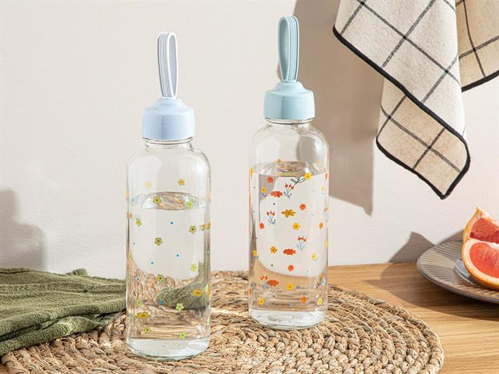 Susanna Glass Bottle 450 ml Blue