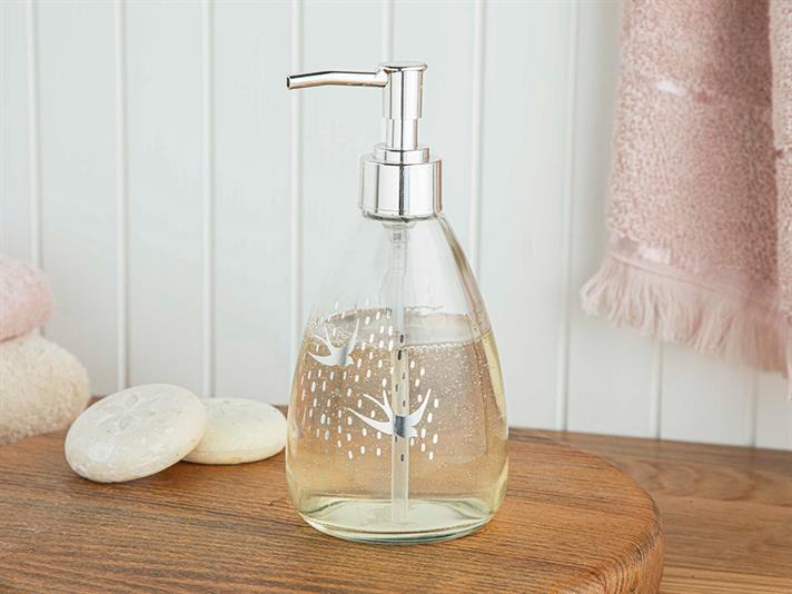 Swallow Liquid Soap Dispense 9x19 cm Silver.