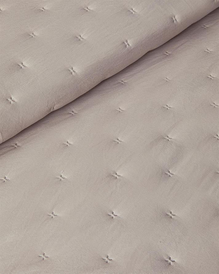 Swanky Cu Volane King Size Set Cuverturi Pat 240x220 cm Bej