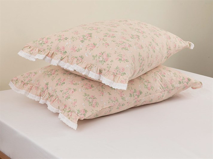 Sweet Rose Kombin Cottony Set 2  FAȚĂ DE PERNĂ 50x70 cm Powder