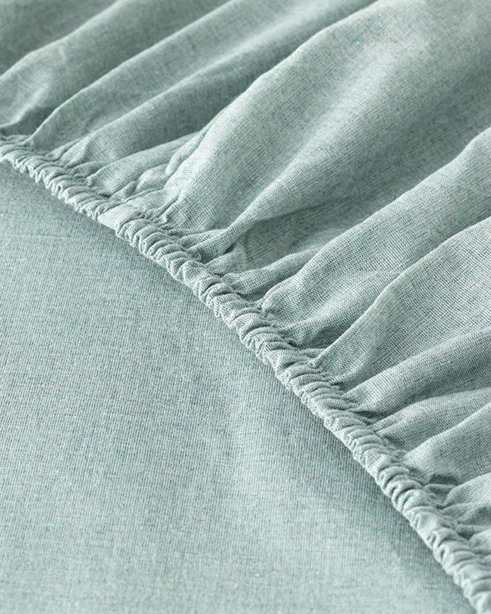 Sweet Spring Set Lenjerie De Pat Single - Set Lenjerie De Pat Bumbac Viscoză | English Home, 160 x 220 cm, Verde