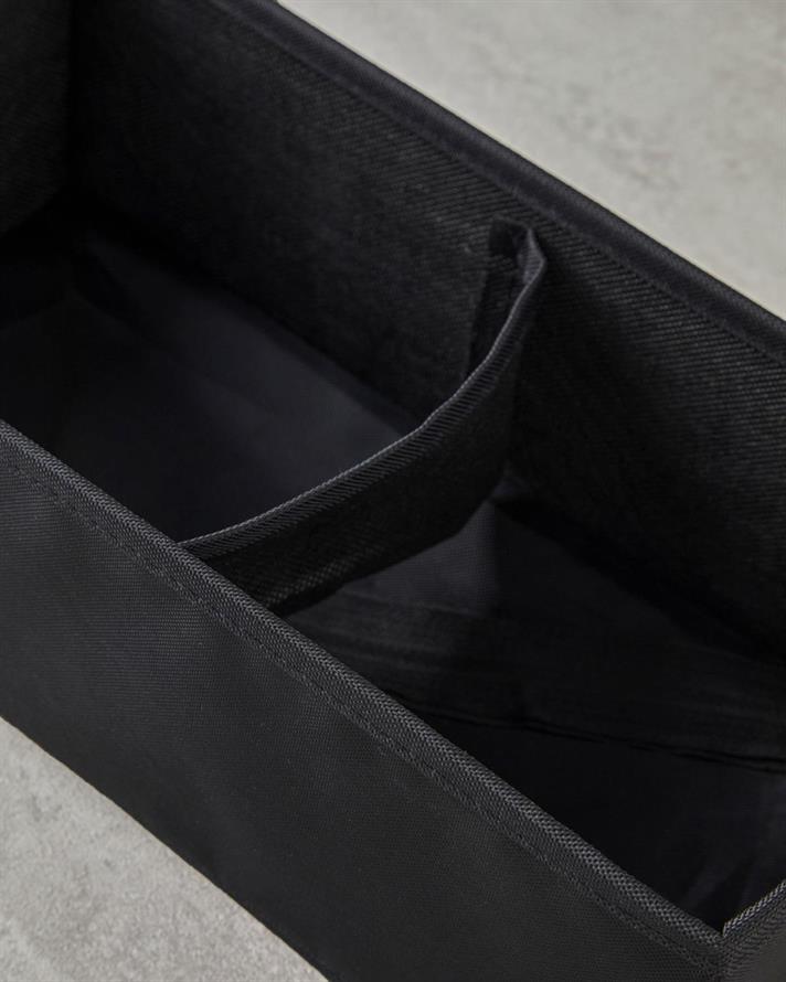 Sole With 2 Sections Organizer 12x12x31 cm Black