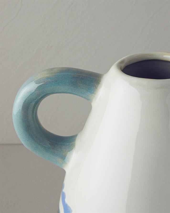 Vaza, Sylvia, gresie ceramica, 20x15,5x35 cm, multicolor