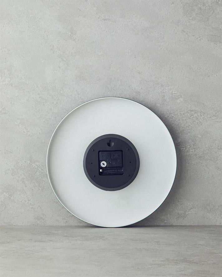 Sylvia Metal Decorativ Ceas De Perete 30x30 cm Negru