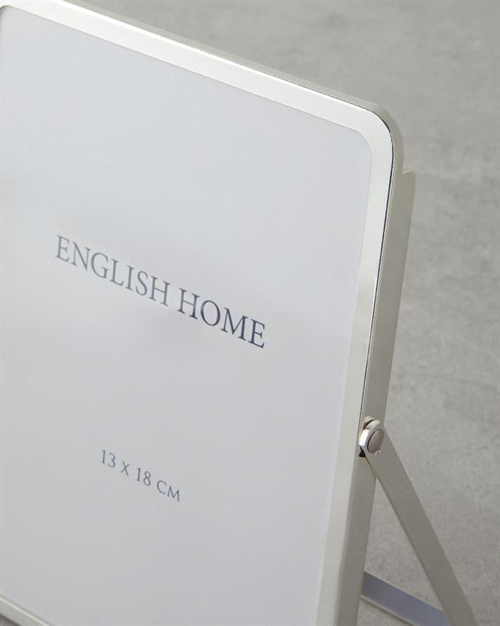 Rama foto, Sylvia, metal, 13x18 cm, argintiu