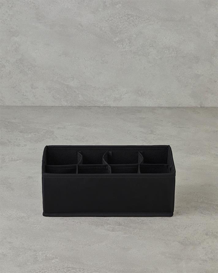 Sylvia Poliester Organizator 30x30x120 cm Negru