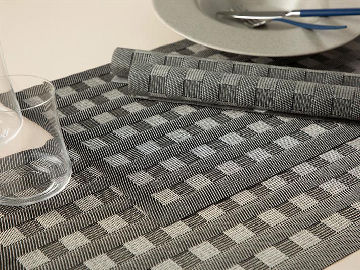 Sylvie PVC 4 Set Place Mat 30x45 cm Anthracite