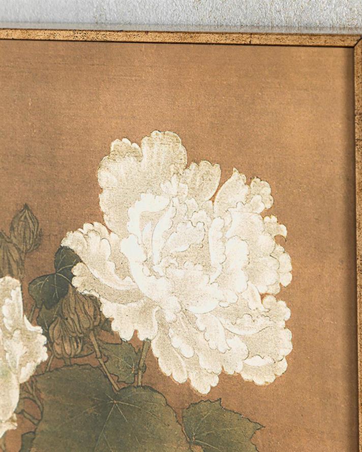 Tablou, Dark Rose 1, mdf, 30x30 cm, auriu