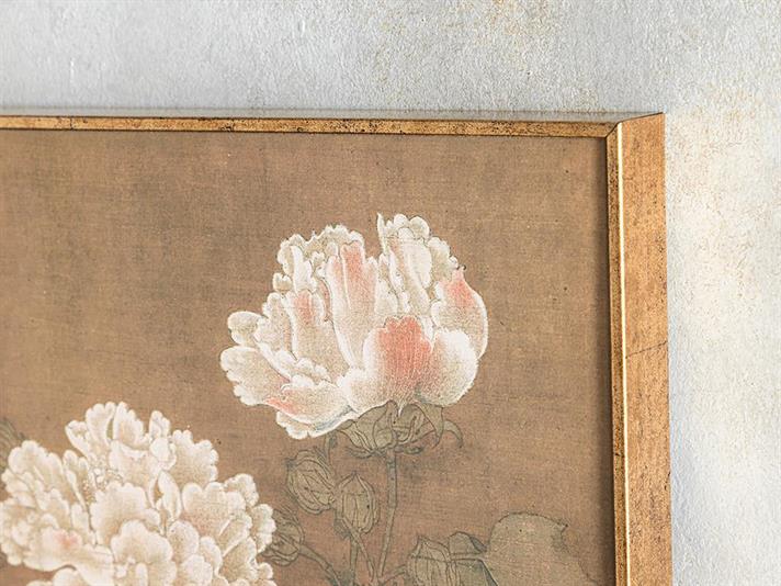 Tablou, Dark Rose 2, mdf, 30x30 cm, auriu