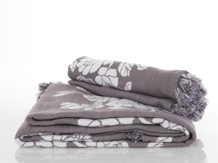 Tassle se ridică Acril Pentru o persoana  SET CUVERTURĂ DE PAT 160x240 cm Violet