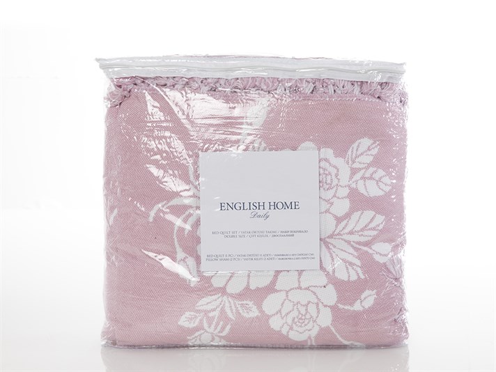 Tassle se ridică Acril Persoană dublă  SET CUVERTURĂ DE PAT 240x260 cm Damson ușor