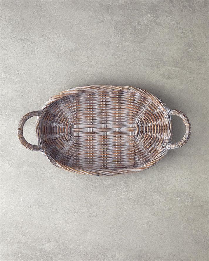 Darcy Polyresin Decorative Tray Brown