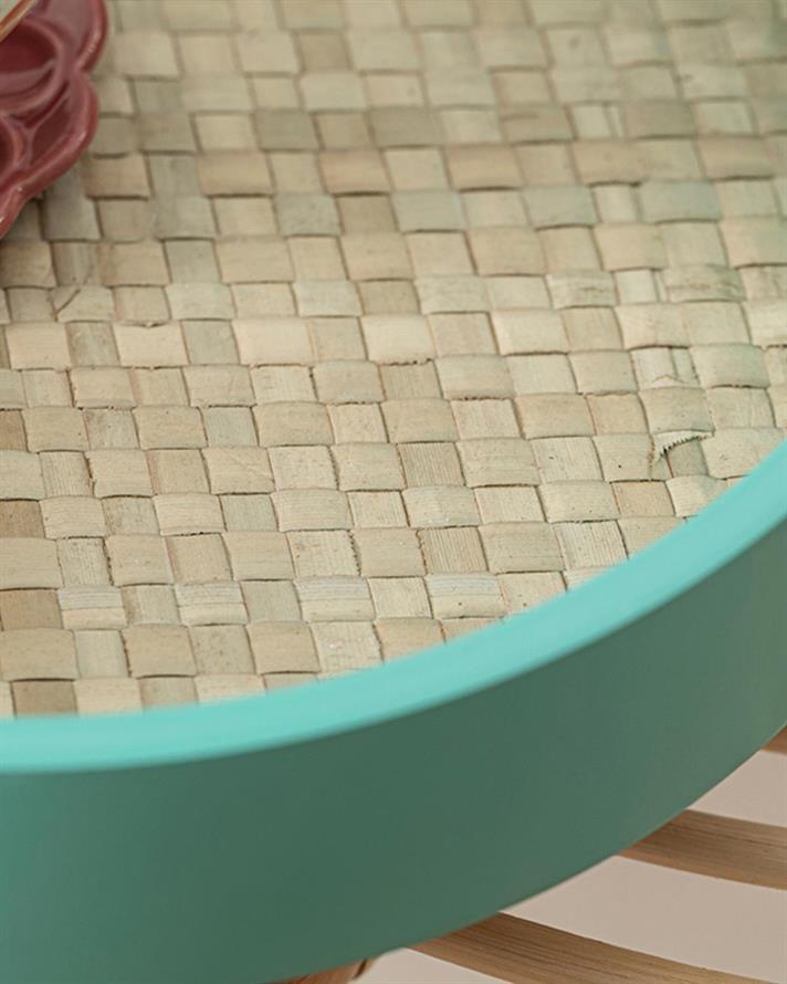 Pure Decorative Tray 25,5x8x25,5 cm LightGreen