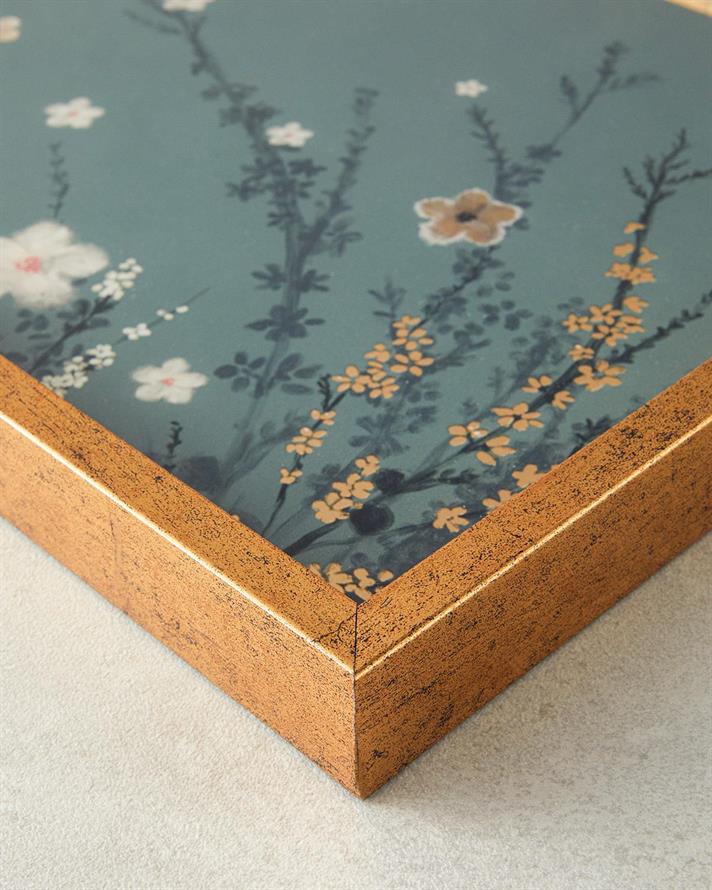 Tavă decorativă, Sweet Spring, sticlă, 31x46 cm, verde