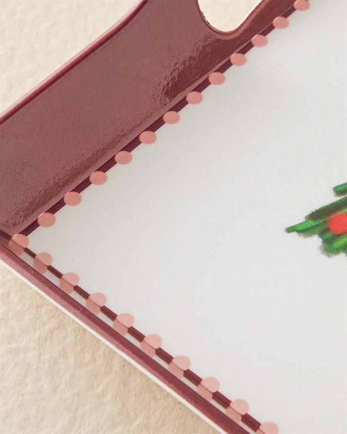 Tavă servire, Cheerful Street, melamină, 42x27 cm, roșu