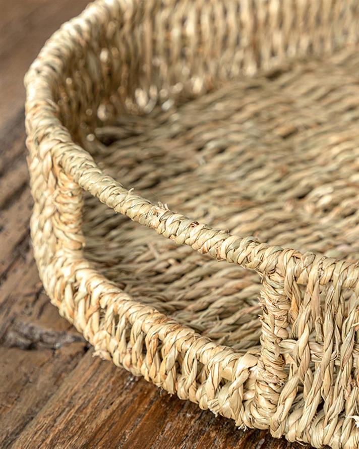 Tavă servire, Donna, răchită, 35x25 cm, maro