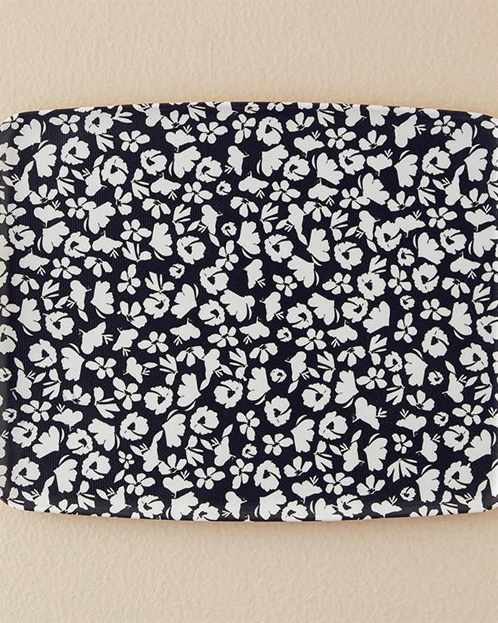 Tavă servire, Miss Garden, melamină, 41x31 cm, negru