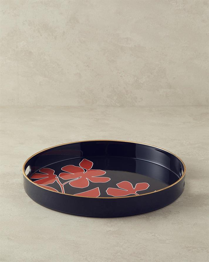 Tavă servire, Modern Poppy, polipropilenă , 33 cm, negru