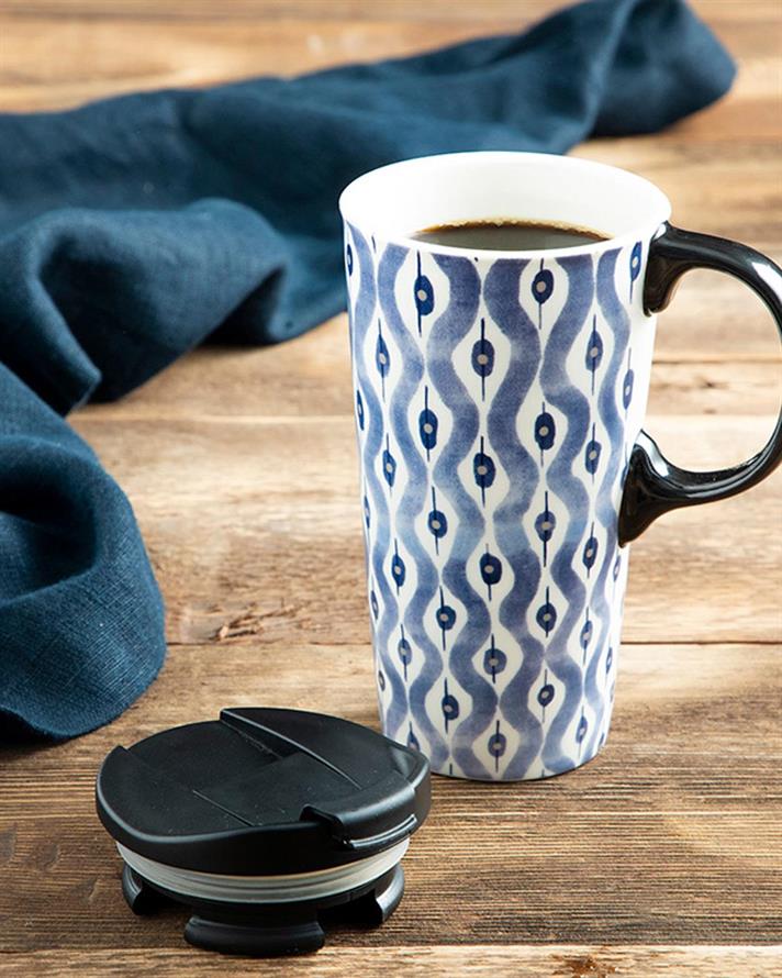 Coastal Bliss Silicone Thermos 480 ml Blue