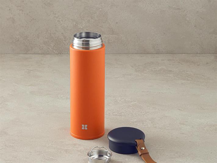 Lucas Stainless Steel Thermos 450 ml Orange,