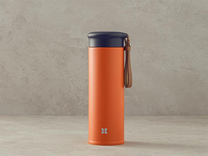 Lucas Stainless Steel Thermos 450 ml Orange,
