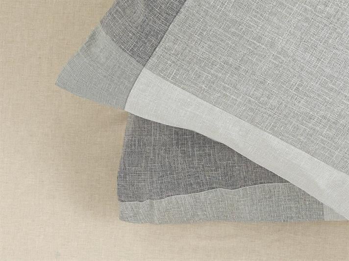 Textured Plaid Cu Bumbac Cu 2 Piese Față De Pernă 50x70 cm Gri