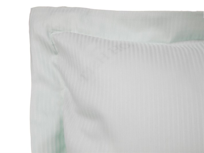 Thin Stripe Bumbac Satinat Cu Dungi Double Set Lenjerie De Pat 200x220 cm Mentă