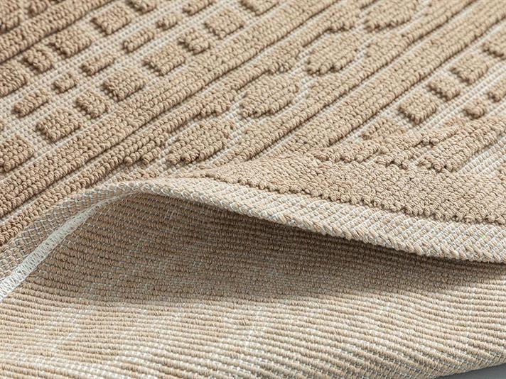 Thore Cottony Rug 110x110 cm Beige