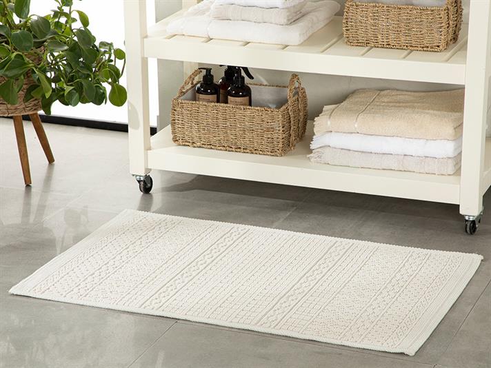 Thore Covor, Bumbac, 60*100 Cm, Argintiu