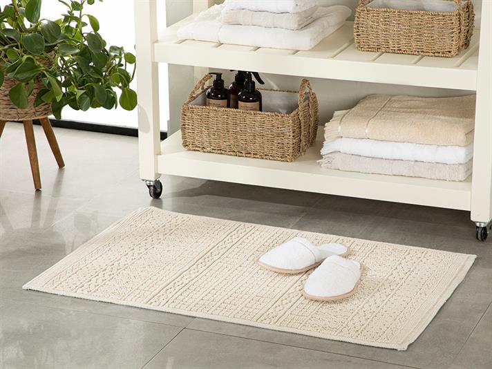 Thore Covor, Bumbac, 60*100 Cm, Crem