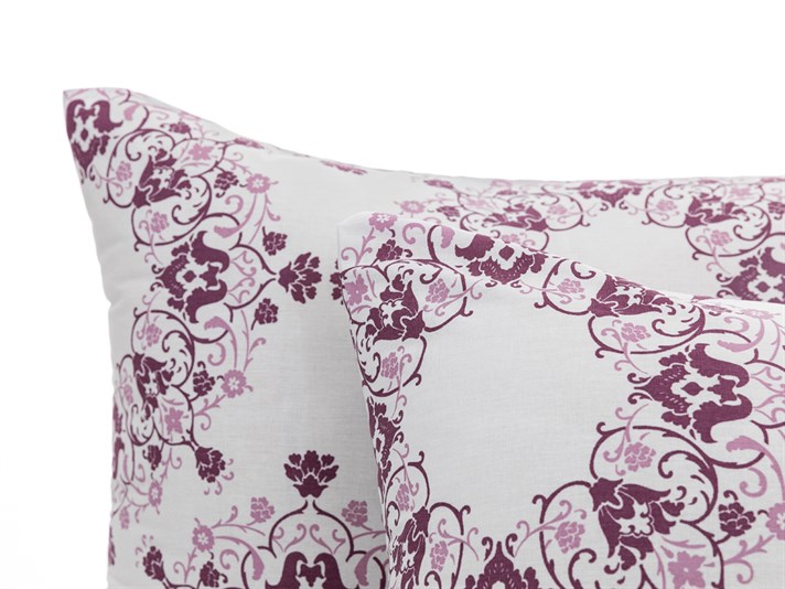 tiară Cottony Set 2  FAȚĂ DE PERNĂ 50x70 cm Damson