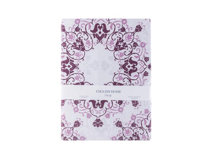 Tiara Cotton For One Person Duvet Cover 160x220 cm Damson