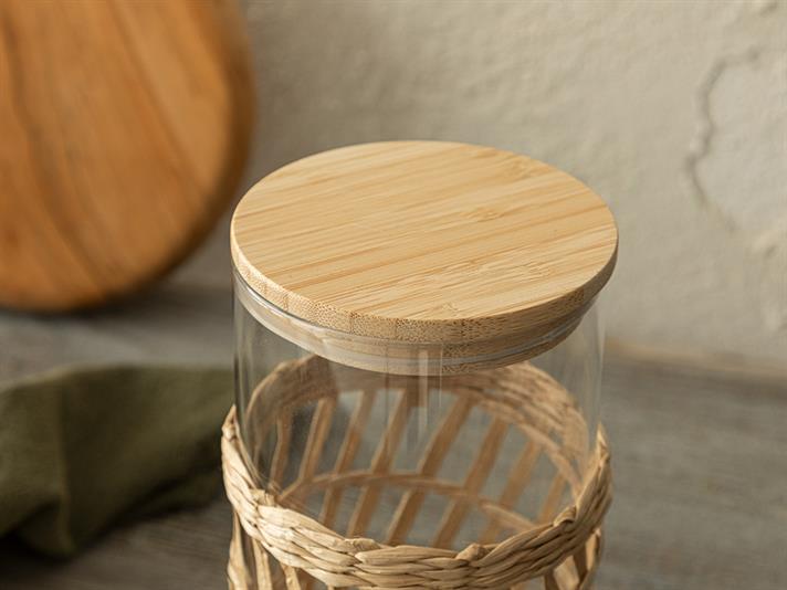 Tiffany Glass Jar 1250 ml Transparent