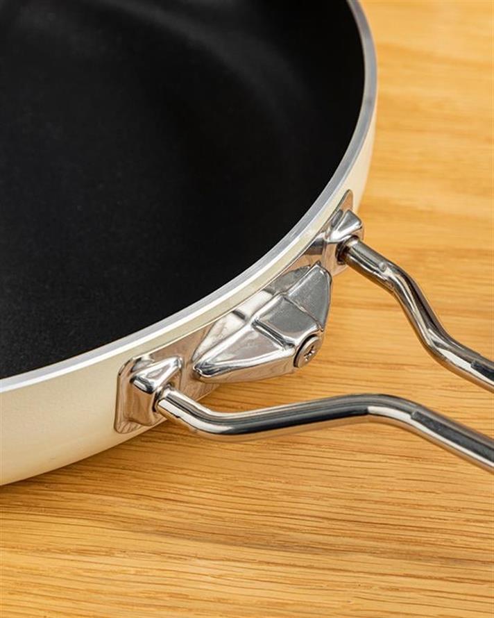 Excellence Aluminum Non-stick Fry Pan 26 cm Cream