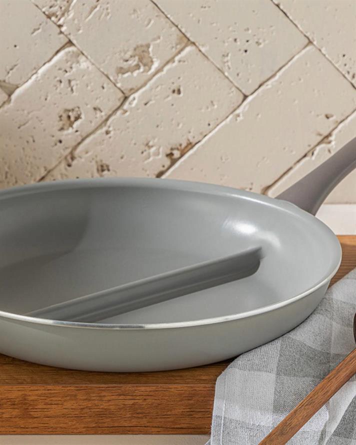 Trendy Aluminum Divisional Fry Pan 30 cm Gray