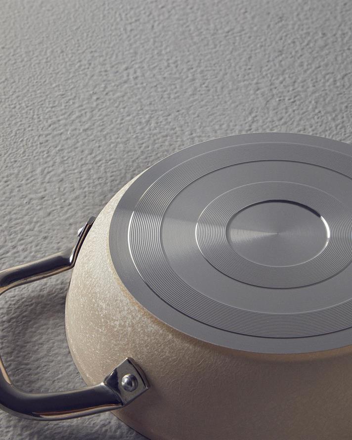 Charm Granite Shallow Frying Pan 18 cm Beige