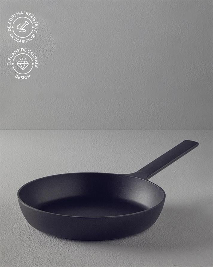Aluminum Casting Fry Pan 28 cm Black