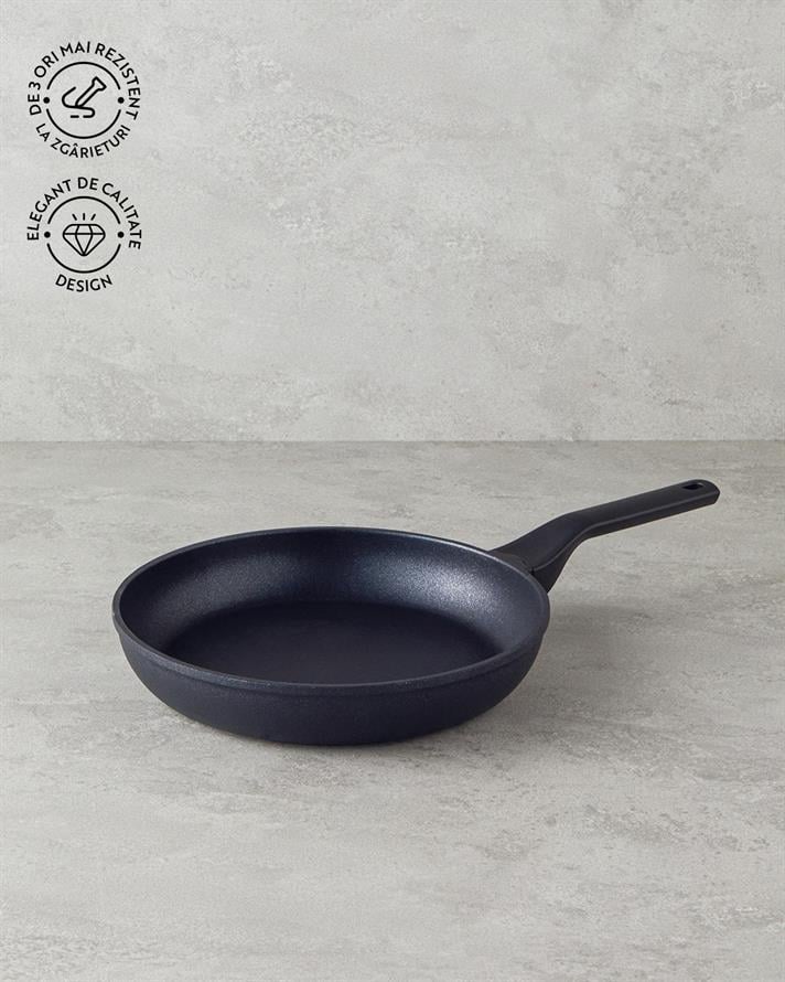 Aluminiu Tigaie De Prăjit 26 cm Negru