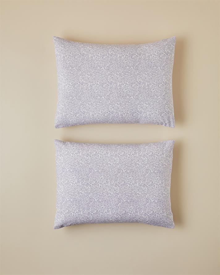 TIMELESS GARDEN Ușor De Călcat Cu 2 Piese Față De Pernă 50x70 cm Violet Deschis