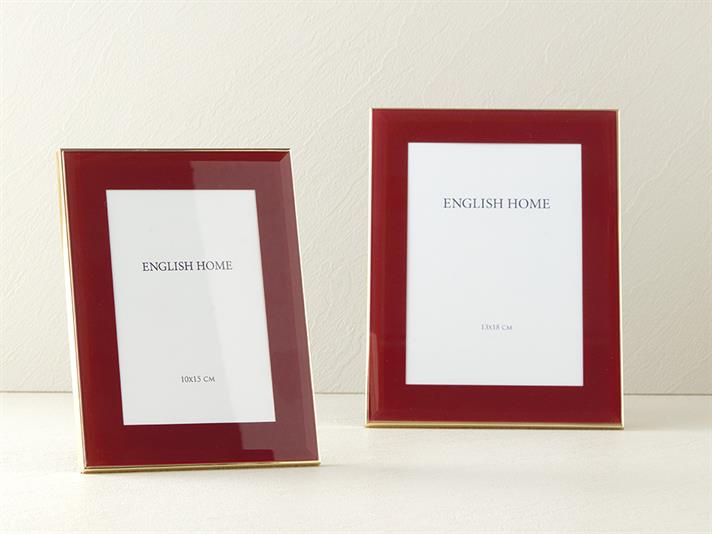 Tina Glass Frame 13x18 cm Claret Red
