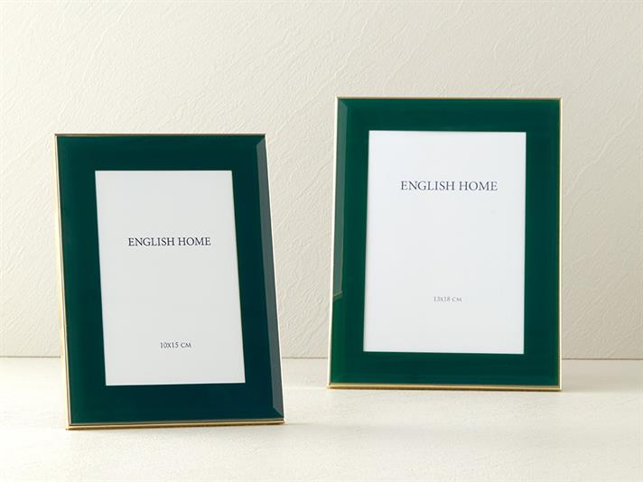Tina Glass Frame 13x18 cm Green