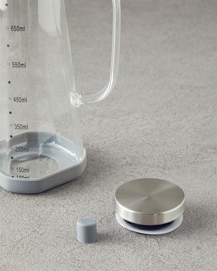 Tinna Borosilicat Recipient Pentru Ulei 750 Ml Transparent