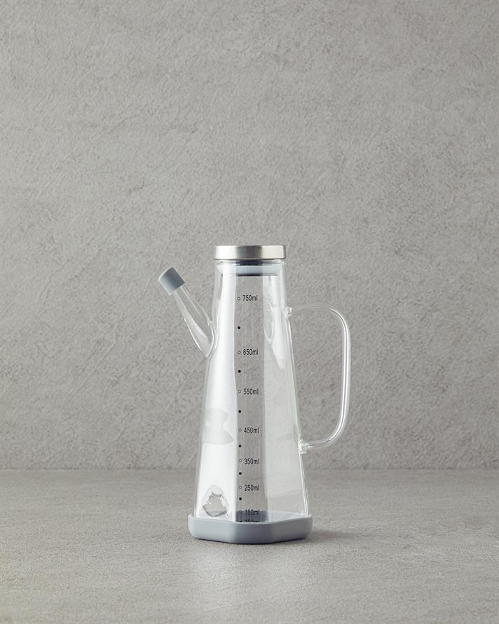 Tinna Borosilicat Recipient Pentru Ulei 750 Ml Transparent